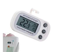 Eayoly Fridge Thermometer | LCD Display Refrigerator Freezer Temperature Sensor | Max/Min Record Function, Refrigerator Thermometer for Home, Restaurants, Cafes