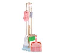 Eayoly Kids Cleaning Set | Kids Broom, Mop and Cleaning Toys Set,Wooden Detachable Housekeeping Broom Dustpan Duster Brush Mop for 2+ Years Old