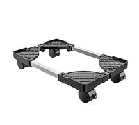 Eayoly Mobile CPU Stand, Adjustable Mobile PC Holder Stand with 4 Rolling & Locking Caster Wheels