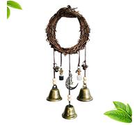 Eayoly Wiccan Bell Wind Chimes, Witch Wind Bells | Door Wind Chime Hanger for Outdoor or Indoor Decorations, Vintage Style, Witchcraft Magic Wind Chime