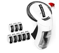 EazeID Embossing Label Maker with 8PK Black Tapes, Vintage Embossed Label Maker, Retro 3D Embosser Balck Label Printer, Old School Labeler Manual for Home Kids School DIY, Scrapbooking