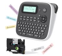 EazeID Label Makers, D210S Label Maker Machine with Tape, Portable Label Maker with Keyboard, Powered by Type-C, Easy Labeler Machine for School Supplies Office Organization