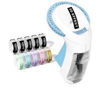 EazeID Manual 3D Label Maker Embossing, Vintage Embossed Label Maker Machine with Tapes, Embosser Labeler with 10 Rolls Embossing Label Tapes for Home Kitchen Office School, DIY & Crafting