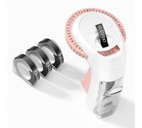 EazeID Omega-S Label Maker Embossing Device with 3 Embossing Ribbons 9 mm (3/8 Inch) Retro Embossing Machine for Home School and DIY Craft Projects