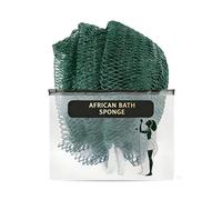 EAZHOP 2 Pack Net Sponge Exfoliating Net Long Body Scrubber with Hanging Loops Gentle Exfoliating Back Strap for Shower Bath Machine Washable 20 × 60cm (Dark Green)