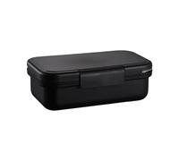 EAZHOP Lunch Box 900 ml Lunch Box with Compartments, Adult Lunch Box, Microwave and Dishwasher Safe, BPA-Free and Reusable for Children and Adults (Black)