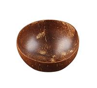 EAZHOP Natural Coconut Bowl, Organic Coconut Shell Sustainable Dining Bowl for Smoothie Bowls, Acai, Breakfast Cereal & Fruit Salads, Kitchen and Boho Style Home Decor (1)