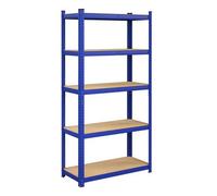 Heavy Duty Grey 5 Tier Boltless Shelving Unit Greenhouse Garage Utility Home Storage Rack 1800x900x400