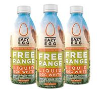 Eazy Egg Free Range Egg Whites Liquid 3 x 1L | Made in the UK from Eggs Free Range | Ambient Storage & 6 Month Shelf Life | For Baking, Shakes, Omelettes & Cocktails