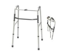 Eazy Lightweight Folding Walking Frame, Zimmer Frame, Adjustable Walker, Compact Elderly Mobility Aid, Portable Walking Frame for Seniors, Disabled Adults Rehabilitation