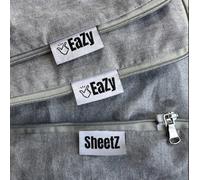 Eazy SheetZ™: Fitted Sheets That Won't Pop Off, Zipper Sheets, Stay On Sheet, Fitted Sheets, Fitted Zipper Sheet, Zip On Sheets - RV King (C) 70X74X10 (9-11 inch Depth), Gray (Crisp Cotton) RVC10G