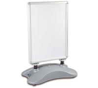 EazyGoods A0 Water Base Pavement Poster Sign A-Board Holder, Aluminum, Brown/Clear, 85 x 0.1 x 120 cm