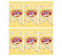 Eazypop Microwave Popcorn Butter Flavour 85g Pack of 6 Vegetarian Light Sharing Maize Snack Sharing Ready in 2-4min with Welari Thank You Card | (6pack) (510g)