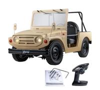 EAZYRC Fms 1/6 Jimny LJ10 RC Crawler 4WD 15KM/H Official Licensed Model Car Hobby Grade Remote Control Vehicle with LED Lights 4-Ch 2.4GHz Transmitter Included for Adult