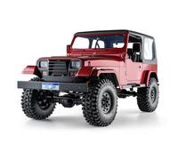 EAZYRC FMS Rochobby 1/10 RC Crawler Mashigan RC Truck 4x4 RTR, RC Car with Foldable Front Windcreen, Convertible Top (RS Version)