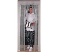Eazyzap Aluminium Chain Door Fly Screen, Grey, 1950x900mm, 900mm