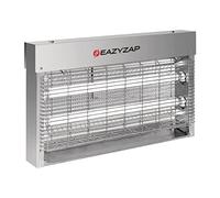 Eazyzap FP985 Energy Efficient LED Fly and Insect Pest Killer | 150m² Coverage | Durable Rust Resistant Stainless Steel | Eco Bulbs: 2 x 10 Watt | Spare Bulb AJ638