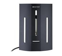 Eazyzap Glue Board Fly Killer in Black Metal with Infra Red Lighting - Wall or Shelf Mounted - H 325 x W 236 x D 122 mm - 13W - 50m² Coverage