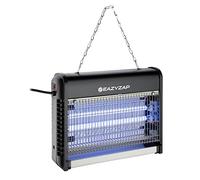Eazyzap LED Fly Killer 15W - Black & Aluminium - Coverage 50m2 / 2 x 4.5W Bulbs