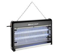 Eazyzap LED Fly Killer 19W 100m2 2x7W Bulbs, Black & Aluminium