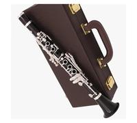 Eb 18-key Professional Exquisite Clarinet Ebony Body Material Silver-plated Keys Clarinet Musical Instruments