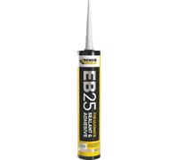 Everbuild EB25 The Ultimate Sealant and Adhesive Cartridge - Hybrid Polymer Adhesive - Waterproof and Weatherproof - Crystal Clear - 300ml