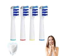 EB30-A Compatible Toothbrush Head, Replacement Brush Heads, Gentle Bristles for Thorough Plaque Removal Sensitive Care, Universal Replacement Toothbrush Heads for EB30-A (4PC)