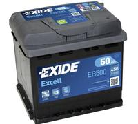 EB500 Excell 012 Car Battery 3 Years Warranty 50Ah 450cca 12V Electrical Exide