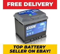 EB500 Exide Excell Car Battery 079SE 50Ah 450A - 012 Starter Battery 3 Years Wty