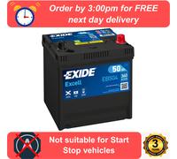 EB504 Exide Excell Car Battery W008SE 004L Type 50AH 360 EN CCA