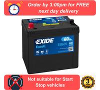 EB605 EXIDE Excell Car Battery 005R Type Chevrolet Aveo 1.2 T255 (2008-2012)