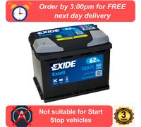 EB621 EXIDE Excell Car Battery 078 Type 3 Years Warranty