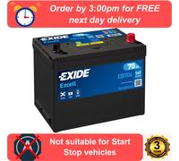 EB704 EXIDE Excell Car Battery 068 Type 3 Years Warranty Now Shipping to NI