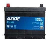 069 Car Battery Exide EB705 12V 70Ah 540CCA - Varta E24 Equivalent