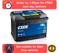 EB740 EXIDE Excell Car Battery 096 Type Volkswagen Tiguan 2.0 TSI 180 (2011-2017