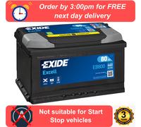 EB800 Exide Excell Car Battery W115SE 115 Type Volkswagen Transporter 2.0 TDI T5
