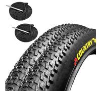 EBA27MBB 2 Tyres 57-584 + 2 Inner Tubes Mountain Bike 27.5 x 2.125 MTB Country Rigid Tyre Bicycle Bike