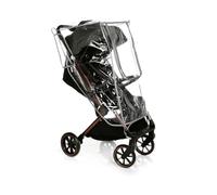 ebaby Rain Cover for Pushchair Buggy Pram | Breathable Clear Stroller Rain Cover | Windproof, Waterproof, Protect from Sun Dust Snow (Tie Strings and Zipper)