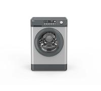 Ebac AWM86D2-SR 8kg 1600 Spin Cold Fill Washing Machine - Silver, UK Made, Energy Efficient, Delay Start, Multiple Wash Programmes, Quiet Operation