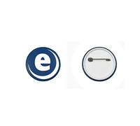 ebadges 45mm Badge Component Set of 250 - Plastic Round Button Blanks with pin Backs | DIY pins for Badges | Compatible with ebadges Badge Maker Machine