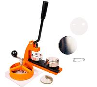 eBadges 45mm Badge Maker Kit with 500 Badges | UK Made Metal Badge Machine, Circle Cutter & Board | Interchangeable Dies 25, 38, 58, 77mm | Make Your Own Badges, Magnets, Keyrings, Crafts & Gifts