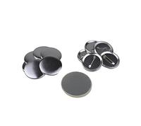 ebadges 45mm Metal Badge Component Set of 250 - Metal Round Button Blanks with pin Backs | DIY pins for Badges | Compatible with ebadges Badge Maker Machine