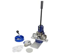 Ebadges 58mm Mini Badge Button Maker Machine Kit with 250 Components, 58mm Die & Circle Cutter. Interchangeable Sizes, Easy to Use Professional Solid Metal Badge Machine & Button Badge Set