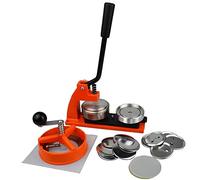 Ebadges 58mm UK Made Professional Metal Badge Maker | Badge Making Kit with 100 Metal Badges | Badge Machine with Circle Cutter | Interchangeable Dies | Make Your Own Badges | Badge Maker Machine