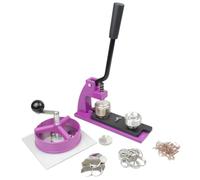 eBadges Badge Making Kit with 250 Badges | 25mm Machine, Metal Button Press, Pin Badge Maker with Circle Cutter | Interchangeable Dies 25, 38, 45, 58mm | DIY Crafts, Custom Designs