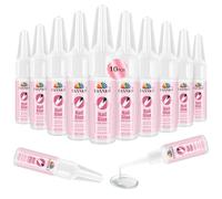 EBANKU 10PCS Semi Solid Nail Glue Gel for Press On Nails Extra Strong Nail Glue for Acrylic Tips Quick Drying No UV Light Needed Long Lasting