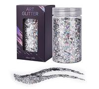 EBANKU 3.5 Oz 100g Chunky Glitter, Water Shape Confetti Sequin Glitters Resin Sparkle Chunky Sequins for Make Up, Body, Face, Slime, Resin Craft, Tumblers, Party Decor
