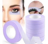 EBANKU 6 Rolls Lash Tape for Eyelash Extension Breathable Micropore Fabric Lash Extension Tape Lint Free Eyelash Tape for False Eyelash Extension Supplies (Purple)