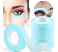 EBANKU 6 Rolls Lash Tape for Eyelash Extension Breathable Micropore Fabric Non-Woven Fabrics Tape for Eyelash Lint Free False Lash Extension Supplies(Blue)