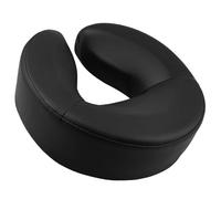 EBANKU Massage Face Cradle Cushion for Massage Tables, Universal Crescent Headrest Face Rest Neck Head Cushion Pillow for Massage Chairs Spa Bed (Black)